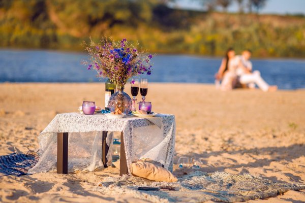 Пикник на берегу моря