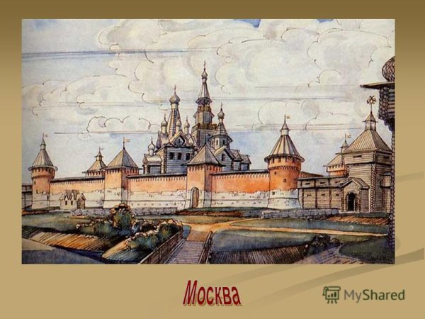 Древнерусский город-крепость изо