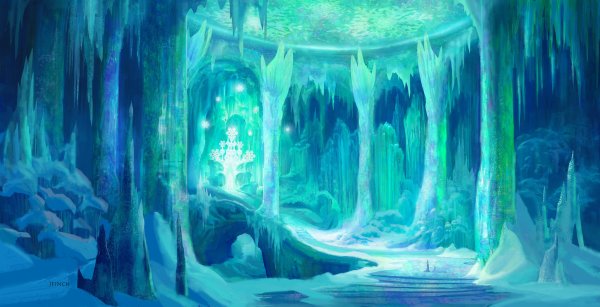 Дворец снежной королевы внутри