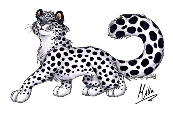 Снежный Барс мультяшный