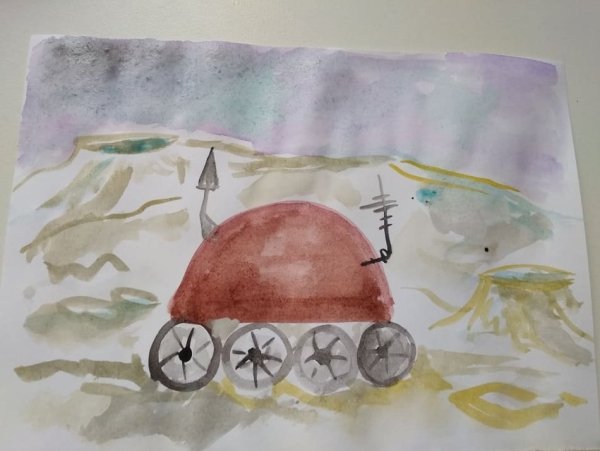 Луноход детский рисунок