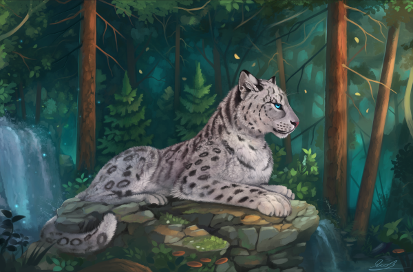 Коты Воители снежный Барс