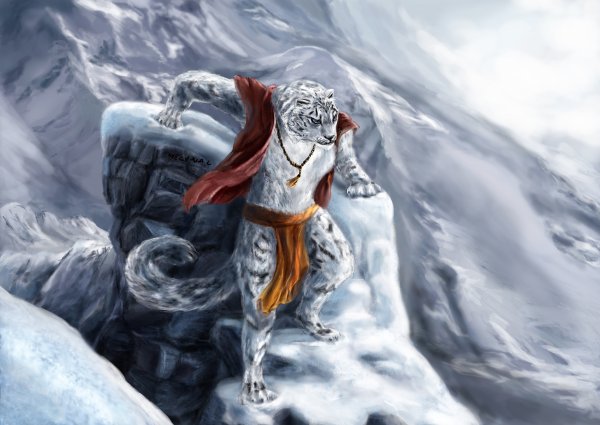 Ёкай снежный Барс