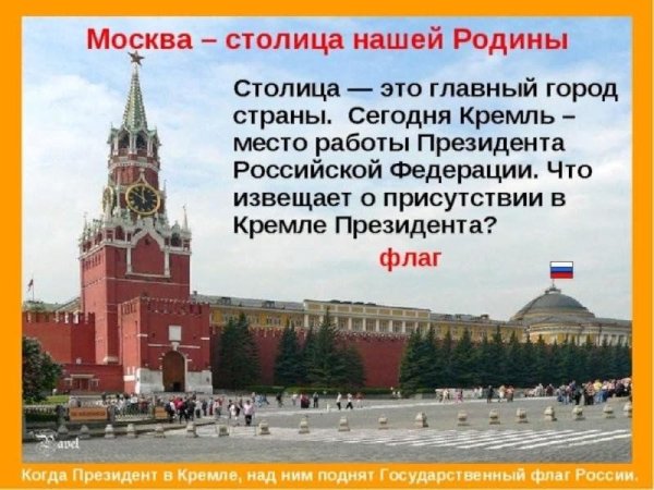 Сообщение о Москве