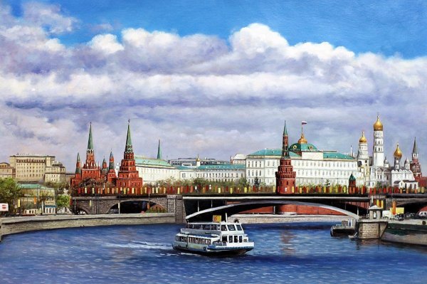 Красная площадь и Москва река