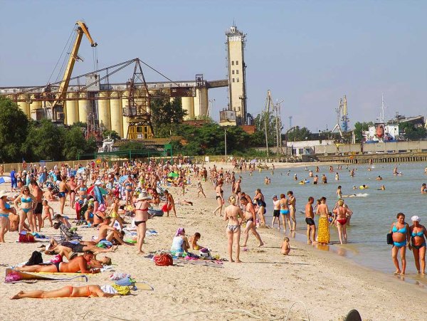 Центральный пляж Ейска Ейск