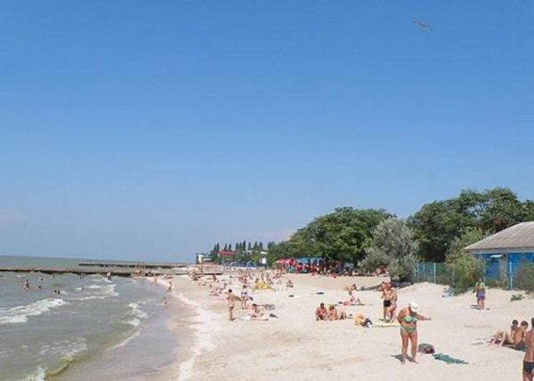 Азовское море Ейский Центральный пляж