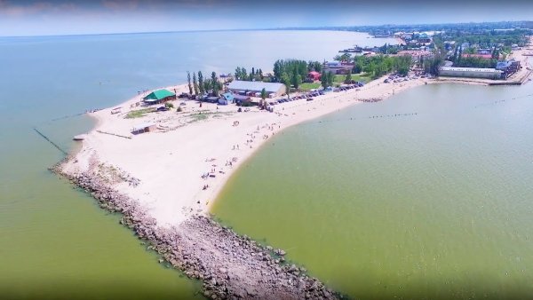 Ейск пляж Ейская коса