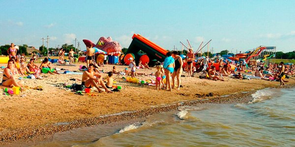 Пляж Каменка Ейск