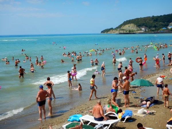 Центральный пляж Ейска Ейск