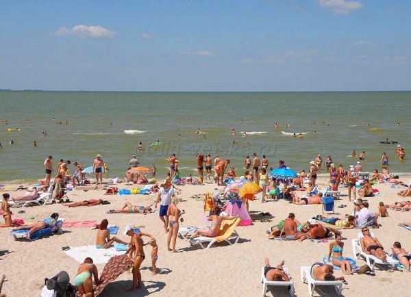 Каменка и Центральный пляж Ейска