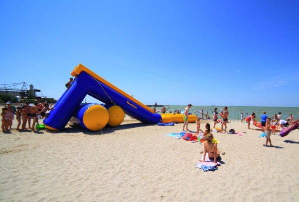 Ейск Азовское море Центральный пляж