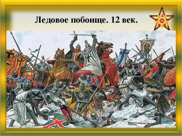 Ледовое побоище для дошкольников