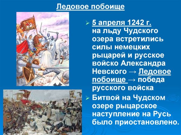 Александр Невский Невская битва и Ледовое побоище