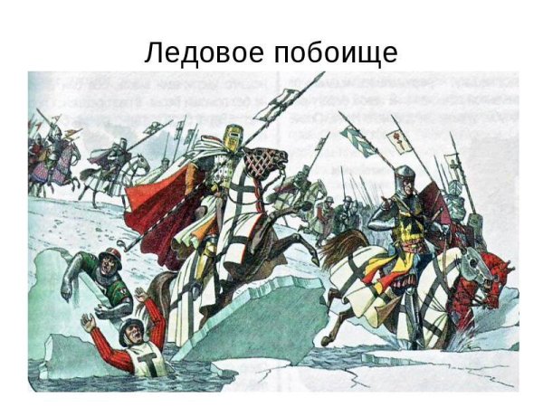 Александр Невский Ледовое побоище на Чудском