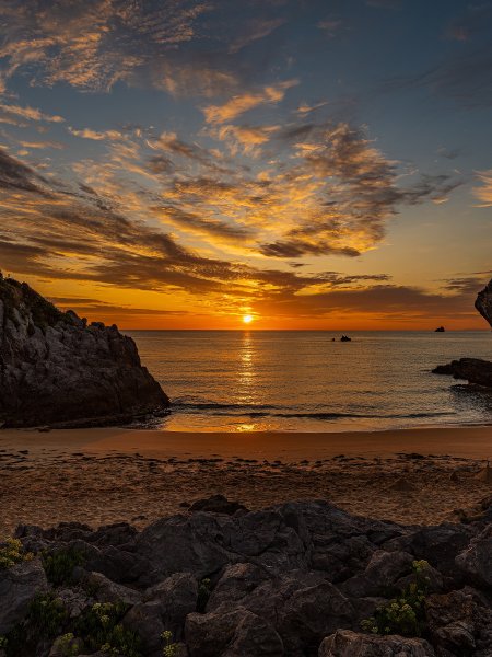 Закат на море