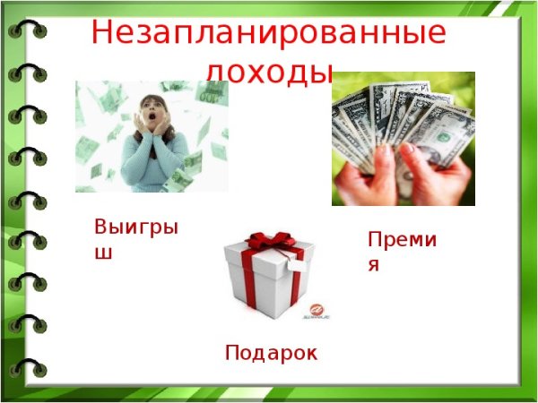 Незапланированные доходы