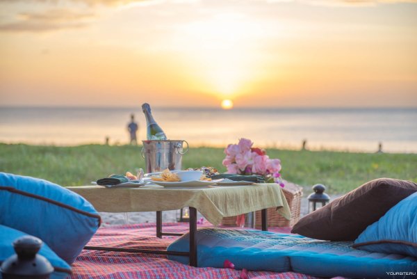 Ментон пляж пикник