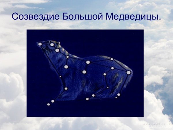 Созвездие белой медведицы