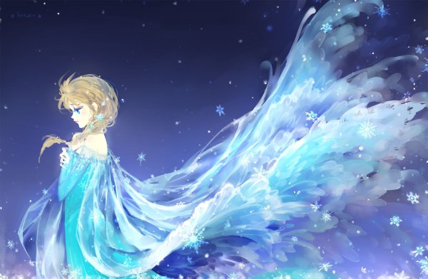Эльза Снежная Королева арт