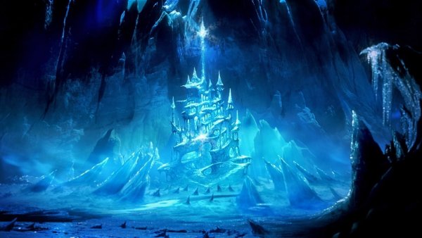 Замок снежной королевы фэнтези