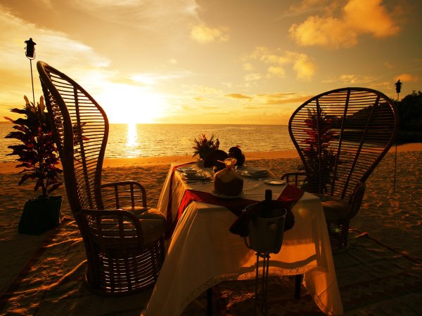 Вечер на море