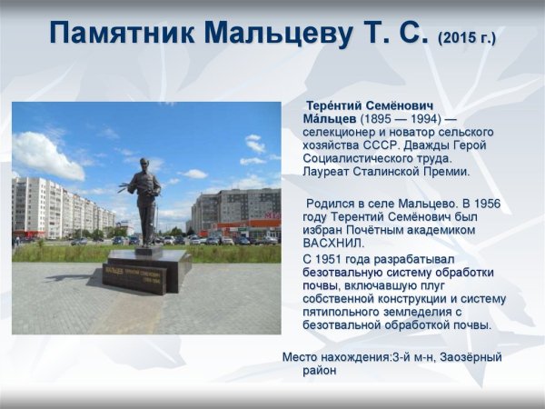 Памятники в городе Курган с описанием