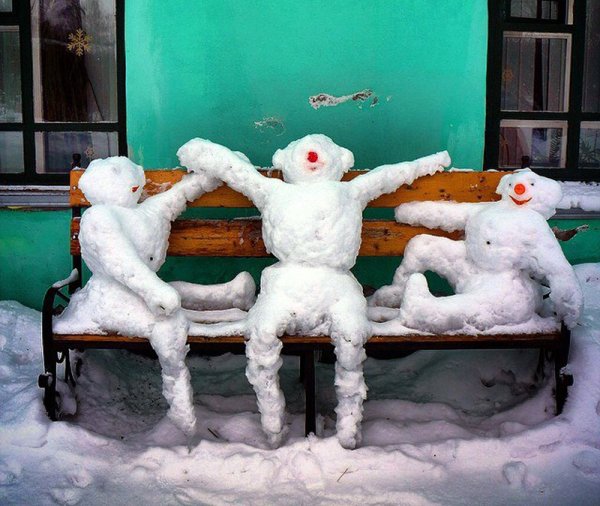 Смешные Снеговики