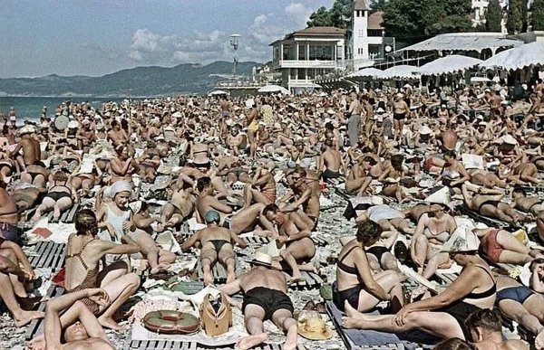 Сочи пляж 1975