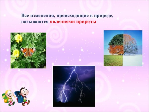 Тема явления природы