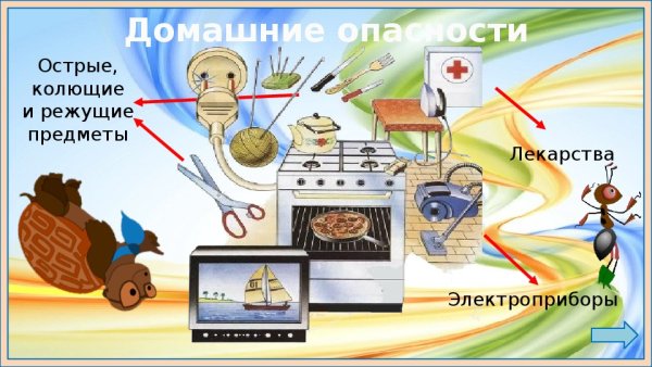 Опасные предметы вокруг нас