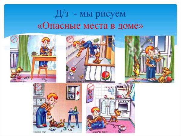 Опасности в квартире