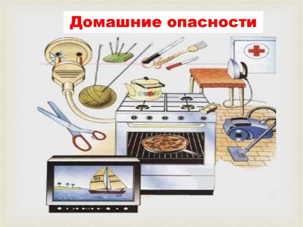 Опасные предметы на кухне для детей
