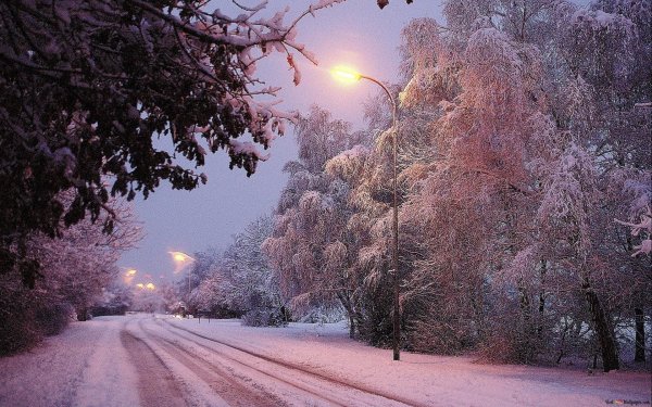 Снежный вечер