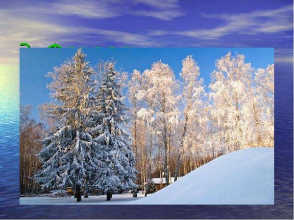 Неживая природа зимой