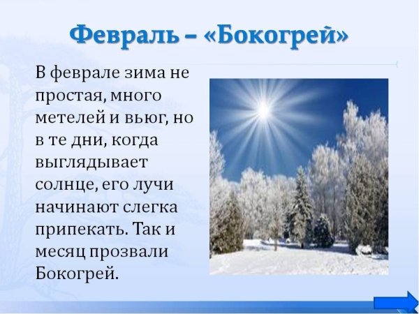 Стихи про февраль