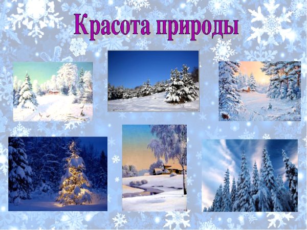 Презентация зима