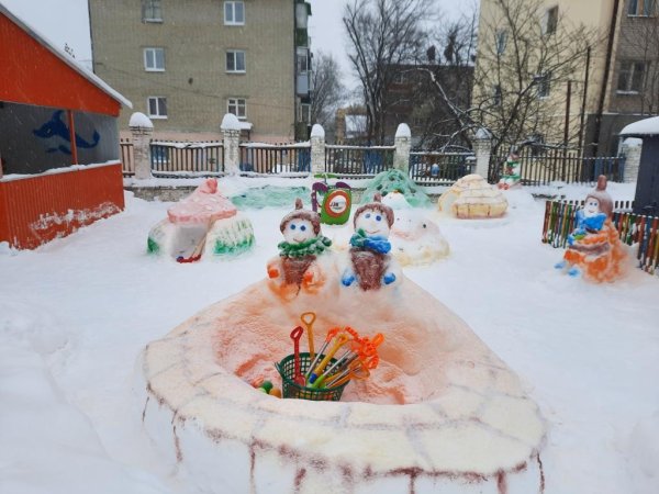 Снежный городок Эколят