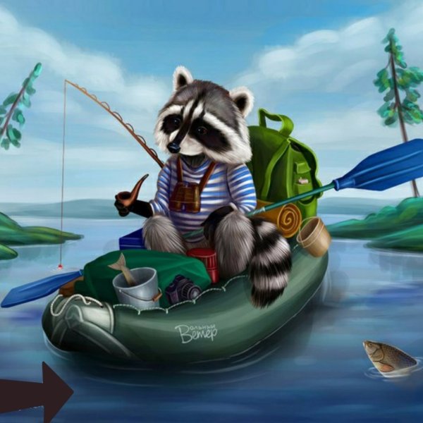 Енот Рыбак