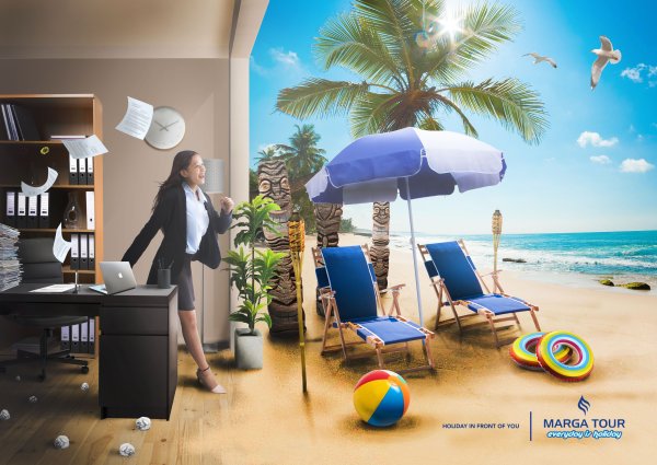 Креативная реклама турфирм