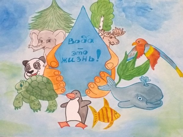 Рисунок на тему вода