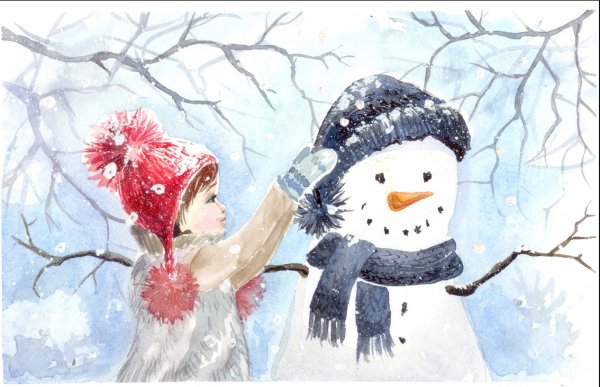 Линченко Алексей девочка и Снеговик