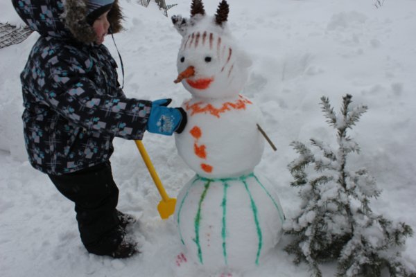 Снежная баба франтиха