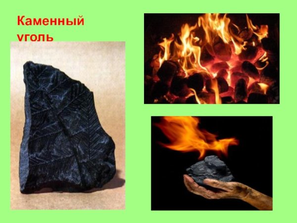 Полезные ископаемые каменный уголь 3 класс