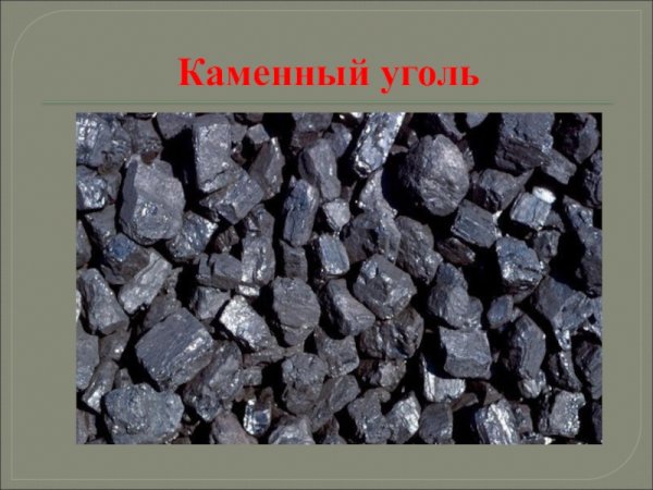 Полезные ископаемые уголь