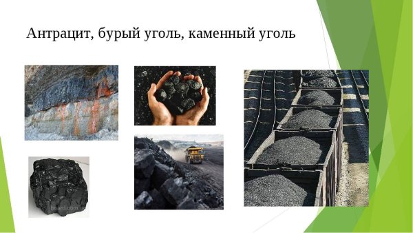 Бурый уголь каменный уголь антрацит