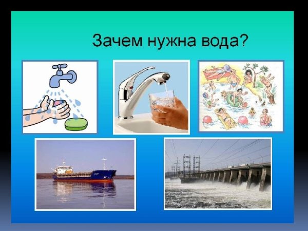 Зачем нужна вода