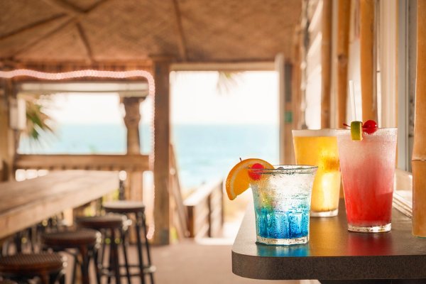 Пляжный бар фон