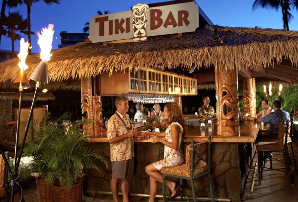 Гавайи: бар Tiki-Bar