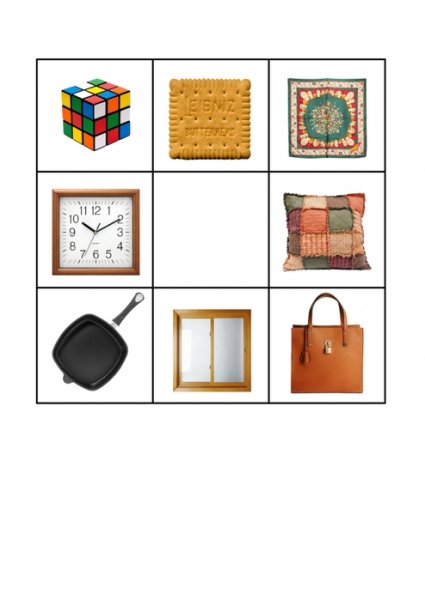 Предметы квадратной формы